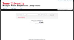 Desktop Screenshot of bulib.barry.edu